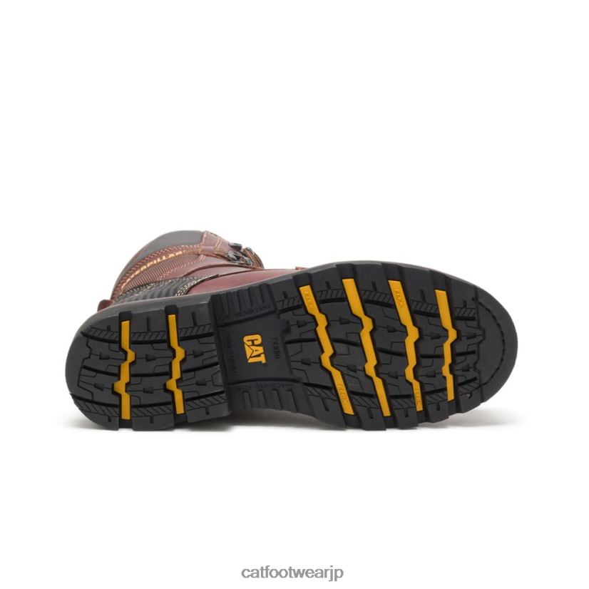インディアナ 20 スチールトゥ ワークブーツ 茶色 男性 N2JB0V31 Caterpillar |ワークブーツ